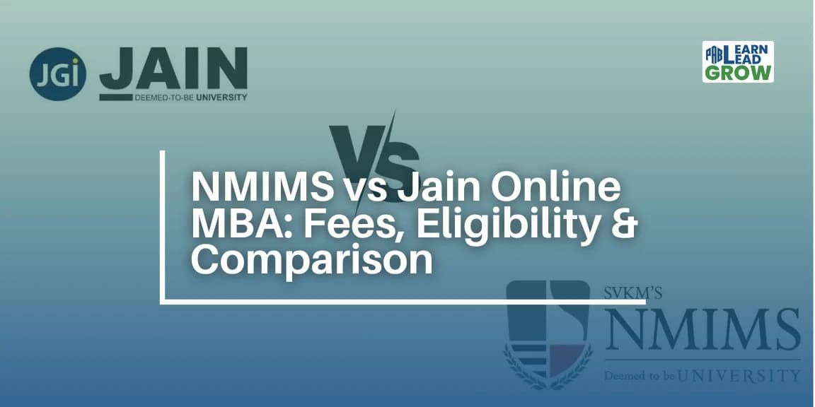 NMIMS vs Jain Online MBA: Fees, Eligibility & Comparison
