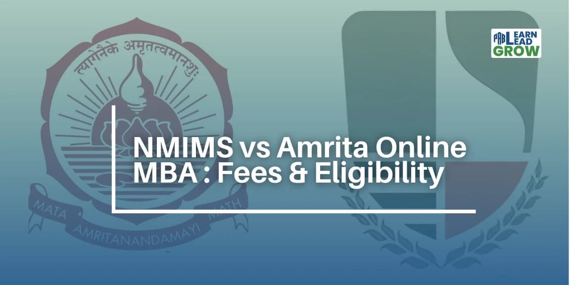 NMIMS vs Amrita Online MBA: Fees & Eligibility